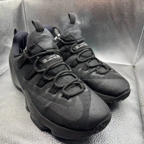 Size 11 Nike Lebron 13 Low Blackout Reflective Mens Athletic Sneakers 831925-001 main image 8